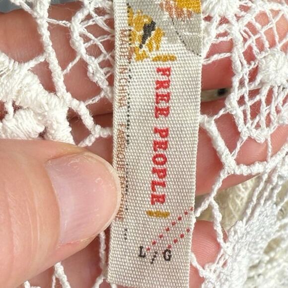 Free People Romantic Babydoll Crochet Lace Tank - Picture 5 of 6